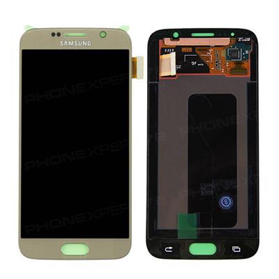 Écran LCD + Vitre tactile Originale pour Samsung Galaxy S6 G920F or gold