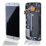 cran LCD + Vitre tactile Originale pour Samsung Galaxy S6 Edge blanc