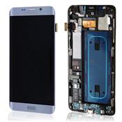 cran LCD + Vitre tactile Originale pour Samsung Galaxy S6 Edge Plus Silver/gris