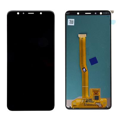 Écran LCD + Vitre tactile compatible pour Samsung Galaxy A7 2018 noir A750