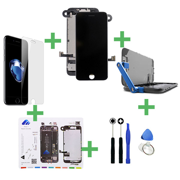 Acheter pour réparer Coque iPhone 7 Plus et iPhone 8 Plus vierge  personnalisable brillante pour imprimante 3D par sublimation [ Trouble Clic  ]