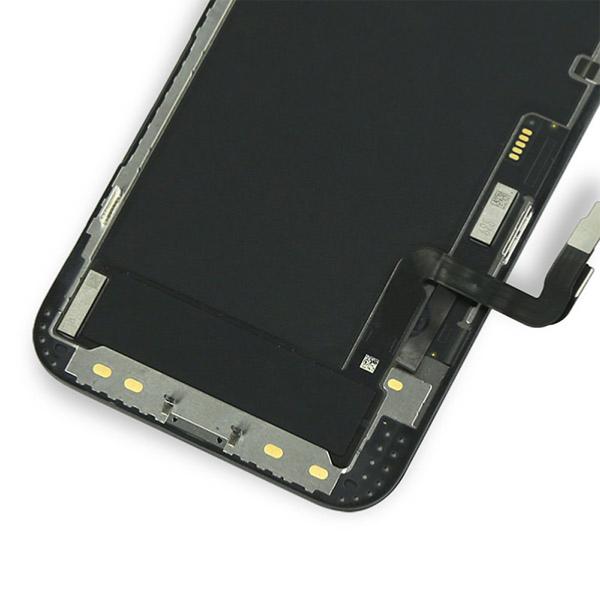 Ecran LCD vitre tactile pour iPhone 12 Mini noir (Hard OLED)