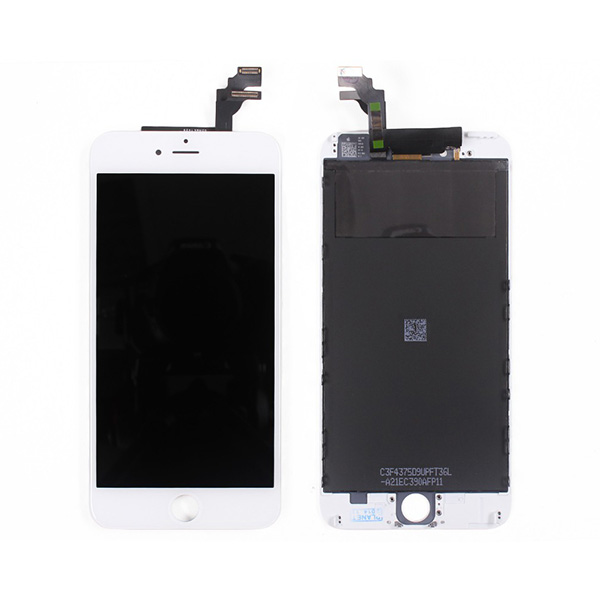 Vitre iPhone 4 noir + écran LCD complet monté sur châssis