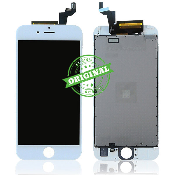 bokman Écran Tactile LCD pour iPhone 6s Blanc, Vitre Tactile avec Kit de  Réparation